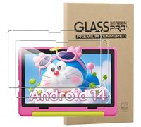 [2 Pack]Screen Protector for ZIBATIS ZAS1016/ZIBATIS 10 Inch Kids Tablet Tempered Glass,Ultra Resistant,Anti Fingerprints,HD Clear,No Bubbles,9H Hardness Protector Film Tempered Glass Film,Transparent