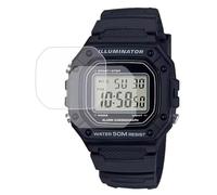 2 Pack | Screen Protector Full Protective Case Scratch Resistant Compatible with Casio Watches W-218H W-218H-1AVCF W218HC-2AV W-218H-5BVCF