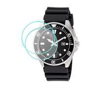 2 Pack | Screen Protector Tempered Glass 9H HD 0.3mm Scratch Resistant Compatible with Casio MDV106-1A Watch