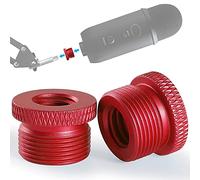 2 Pack Screw Thread Adapter, 5/8" Male to 3/8" Female Mic Screw for Blue Yeti/Blue Snowball/Blue Yeti X Microphone Stand Mount by Frgyee (Red)