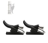 2 Pack Sea Fishing Casting Trigger, Casting Cannon Clip, Bionic Finger, Thumb Button, Fixed Spool Casting Aid for Sea Shore Beach Fishing black