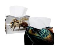 2 pack Sea Turtle (2) Tissue Box, Hotel and Restaurant Paper Towel Box