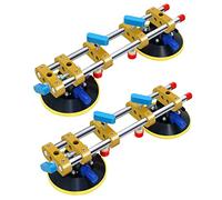 2 Pack Seamless Stone Seam Setter with 6Inch Suction Cups for Seaming Joint Level Professional Installation Tool of Quartz Countertop Granite Tile