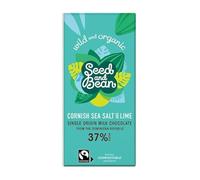 (2 Pack) - Seed & Bean - Milk Choc with Lime & Sea Salt | 85g | 2 PACK BUNDLE