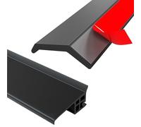 2-Pack Self-Adhesive Rubber Seal Strip Waterproof Window Rain Guard Soft Rubber Weatherproofing No Drill Sliding Door Rain Blocker Effective Rain Prevention