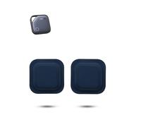 2 pack Self-adhesive Silicone Case For UGREEN FineTrack Anti-Loss Tracker, daunke Full Protection Cover (suitable for Elderly, Backpack, Luggage, Kids) Scratch-Resistant, Blue