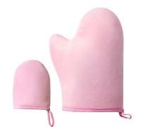 2 Pack Self-Tanning Mitts, Tanning Gloves, Self-Tanning Back Applicator, for Self-Tanning Spray, Self-Tanning Mousse, Tanning Oil, Tanning Water - Pink