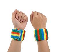 2 Pack Sensory Weighted Bracelets for Kids, Adjustable Weighted Wristbands with Deep Pressure Input, Colorful Sensory Bracelet Set for School, Therapy, Writing, Focus Tasks and Daily Sensory Routines