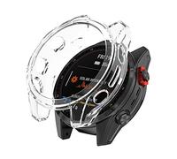 [2-Pack] Senter Case Compatible for Garmin Fenix 7S,Shock-Proof and Shatter-Resistant Protective TPU Frame Full Cover for Fenix 7S Smart Watch