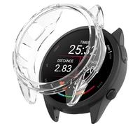 [2-Pack] Senter Case Cover for Garmin Forerunner 165 case,Soft TPU Protective Case Compatible with Garmin Forerunner 165 Music Smart Watch