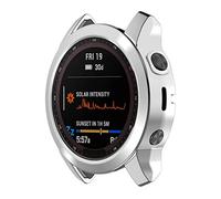 [2-Pack] Senter Colorful Case Compatible for Garmin Fenix 7X /Fenix 7X Solar,Shock-Proof and Shatter-Resistant Protective TPU Frame Full Cover for Fenix 7X /Fenix 7X Solar Smart Watch