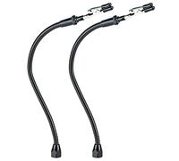 2 Pack Set Magnetic Metal Arms with Leather Clips Be Helping For Helping Hands Soldering Automobile Electronics Soldering Jewelry Painting Art Crafts Hobby