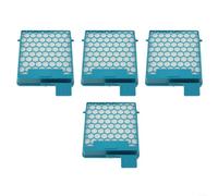 2 Pack SF-HY 60 HEPA AirClean Filter with Activated Charcoal for Miele Boost CX1 Series, & Dog, Parquet, Powerline Vacuum Cleaners(4)