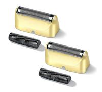 2-Pack Shaver Replacement Foil and Cutter Compatible with BaBylissPRO UV-Disinfecting Single Replacment Foil (Gold)