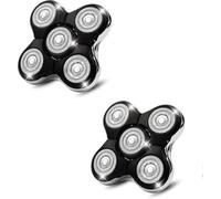 2 Pack Shaver Replacement Heads Compatible with Remington Balder RX5/XR7000/XR1500, 5 Dual Track Heads for Remington Shaver