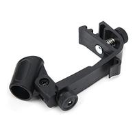 2-Pack Shock-Isolated Mic Clamp Set - Universal Snare & Instrument Mount with Rubberized Grip 5/8"