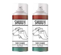 2 Pack Shoe Cleaner Spray 250ML For Suede, Nubuck, Fabric & Synthetic Trainers, Boots & Walking Shoes