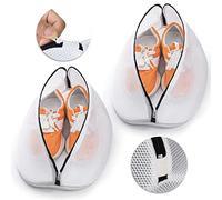 2 Pack Shoes Washing Machine Bag, Trainer Washing Machine Bag, Shoe Laundry Bag, shoe cleaning bag, Multi-Protection Shoe Wash Bag for Sneakers, Socks, Bras - Ideal for Storage & Travel