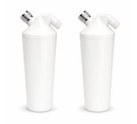 2-Pack, Shower Filters, Compatible with Aquasana, Advanced KDF & Carbon Water Filter for Healthier Skin, Hair & Air