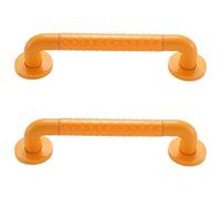 2 Pack Shower Grab Bar, Removable Bath Handrails for Seniors and Elderly, Bathroom Safety Grip No Drilling Waterproof(Yellow)