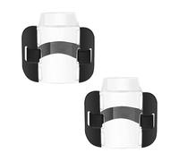 2 Pack Sia Badge Holder Armband, Adjustable Strap Security Badge Holders, High Visibility Armband License ID Card Insignia Holders for Medical Security Warehouse Factory Staff Doorman Keyrings