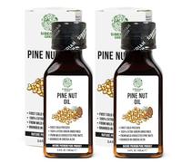 [2 PACK] Siberian Green Pine Nut Oil | 100% Natural Extra Virgin Cold Pressed 2x100 ml (2 bottles) Unrefined