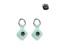 2 Pack,Silicone Case for ATUVOS Tracker Finder - Shockproof, Signal-Compatible, and Easy-to-Remove Cover for Location Finder - Durable, Eco-Friendly, and Anti-Lost Design,LightGreen