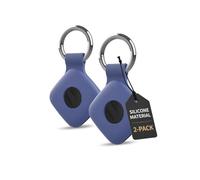 2 pack Silicone Case For eufy Security SmartTrack Link Anti-Loss Tracker,daunke Full Protection Cover(suitable for Elderly,Pets,Backpack,Luggage,Kids,Keys) Scratch-Resistant,Blue