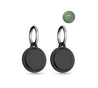 2 pack Silicone Case For Motorola Moto Tag Anti-Loss Tracker,daunke Full Protection Cover(suitable for Elderly,Pets,Backpack,Luggage,Kids,Keys) Scratch-Resistant,Black