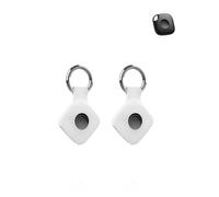 2 Pack,Silicone Case for Tile by Life360 Mate - Shockproof, Signal-Compatible Location Finder - Durable, Anti-Lost Design,White