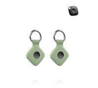 2 Pack,Silicone Case for Tile Life360 Mate 2024 - Shockproof, Signal-Compatible, and Easy-to-Remove Cover for Location Finder - Durable, Eco-Friendly, and Anti-Lost Design,Green