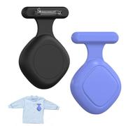 [2-Pack] Silicone Case for Tile Mate 2024, Full Protective Waterproof Holder for Tile Life360 Mate Tracker Soft Silicone Cover Tile Life360 Mate Holder with Pin, for Bags, Pet, Luggage (Black+Blue)