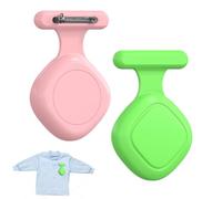 [2-Pack] Silicone Case for Tile Mate 2024, Full Protective Waterproof Holder for Tile Life360 Mate Tracker Soft Silicone Cover Tile Life360 Mate Holder with Pin, for Bags, Pet, Luggage (Pink+Green)