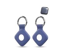 2 pack Silicone Case For UGREEN FineTrack Anti-Loss Tracker,daunke Full Protection Cover(suitable for Elderly,Pets,Backpack,Luggage,Kids,Keys) Scratch-Resistant,Blue
