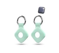 2 pack Silicone Case For UGREEN FineTrack Anti-Loss Tracker,daunke Full Protection Cover(suitable for Elderly,Pets,Backpack,Luggage,Kids,Keys) Scratch-Resistant,mint green