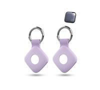 2 pack Silicone Case For UGREEN FineTrack Anti-Loss Tracker,daunke Full Protection Cover(suitable for Elderly,Pets,Backpack,Luggage,Kids,Keys) Scratch-Resistant,purple