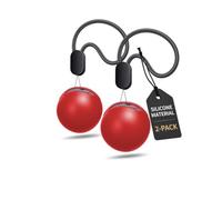 2 pack Silicone Case For UGREEN FineTrack2 Anti-Loss Tracker,daunke Full Protection Cover(suitable for Elderly,Pets,Backpack,Luggage,Kids,Keys) Scratch-Resistant,Red