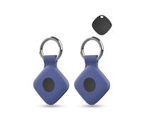 2 pack Silicone Case For VOCOlinc VT2202 Anti-Loss Tracker,daunke Full Protection Cover(suitable for Elderly,Pets,Backpack,Luggage,Kids,Keys) Scratch-Resistant,Blue