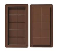 2 Pack Silicone Chocolate Mould, Non-Stick Big Deep Chocolate Bar Moulds Thick Chocolate Bar Mould, Reusable DIY Chocolate Mold Candy Mould Baking Molds for Home Chocolate Made