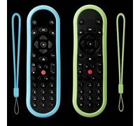 [2 Pack] Silicone Cover Case for Original SKY Q Voice Control Remotes (Touch & Non-Touch), SKY139, Glass & Stream TV Remote - Protective Silicone Sleeve with Lanyard