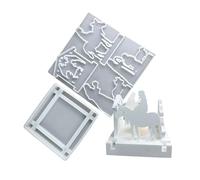 2 Pack Silicone Crafting Mold Flexible Suitable for Craft Enthusiasts to Create Prayer Theme Desk Decors Craft Mold