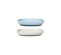 ana baby 2 Pack Silicone Feeding Suction Plates for Babies and Toddlers, BPA Free, Dishwasher, Microwave and Freezer Safe