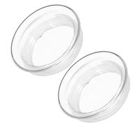 2 Pack Silicone Glass Pitcher Lid Replacement for Water Jugs | Smooth surface finish, protects liquids from stains and spills, spare cover for lost or broken lids, fits kettles