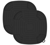 2 Pack Silicone Heat Resistant Mat for Ninja Crispi, Durable Trivet for Ninja Crispi Air Fryer FN101UKSG Accessories, Reusable Multiple Functional Non-Slip Silicone Pad for Kitchen Counter