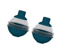 2 Pack Silicone Ice Molds with Lids Slow Melting Sphere for Cocktail & Beverage Round Ice Cube Molds