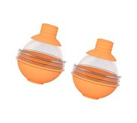 2 Pack Silicone Ice Molds with Lids Slow Melting Sphere for Cocktail & Beverage Round Ice Cube Molds