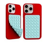 2 Pack Silicone Octo Cup Buddy Sticky Grip Holder for Cellphoneï¼Ë†Blueï¼â€°