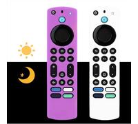 [2 Pack] Silicone Remote Case (1pcs, Glow in The Dark) for 4K Max (2nd)/ Insignia/Pioneer/Omni (QLED) Series w/Lanyard