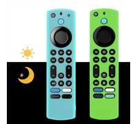 [2 Pack] Silicone Remote Case (1pcs, Glow in The Dark) for 4K Max (2nd)/ Insignia/Pioneer/Omni (QLED) Series w/Lanyard