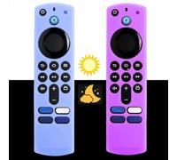[2 Pack] Silicone Remote Cover Replacement for Smart HD Streaming 3nd Gen. / 4K Remote Controller, Anti-Slip Washable Protective Remote Case with Lanyard